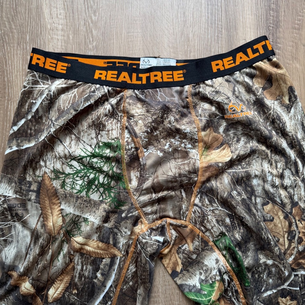 Realtree Mens Edge Camo Performance Base Layer Thermal‎ Pants XL 40-42 Hunting - Picture 3 of 8